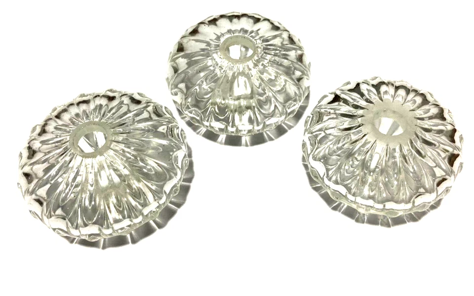 INFILAGGIO IN VETRO DI MURANO TRASPARENTE, FATTO A MANO, PER CANDELABRI, LAMPADE