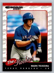Mark Teixeira 2001 Donruss The Rookies #R91 - Imagen 1 de 2