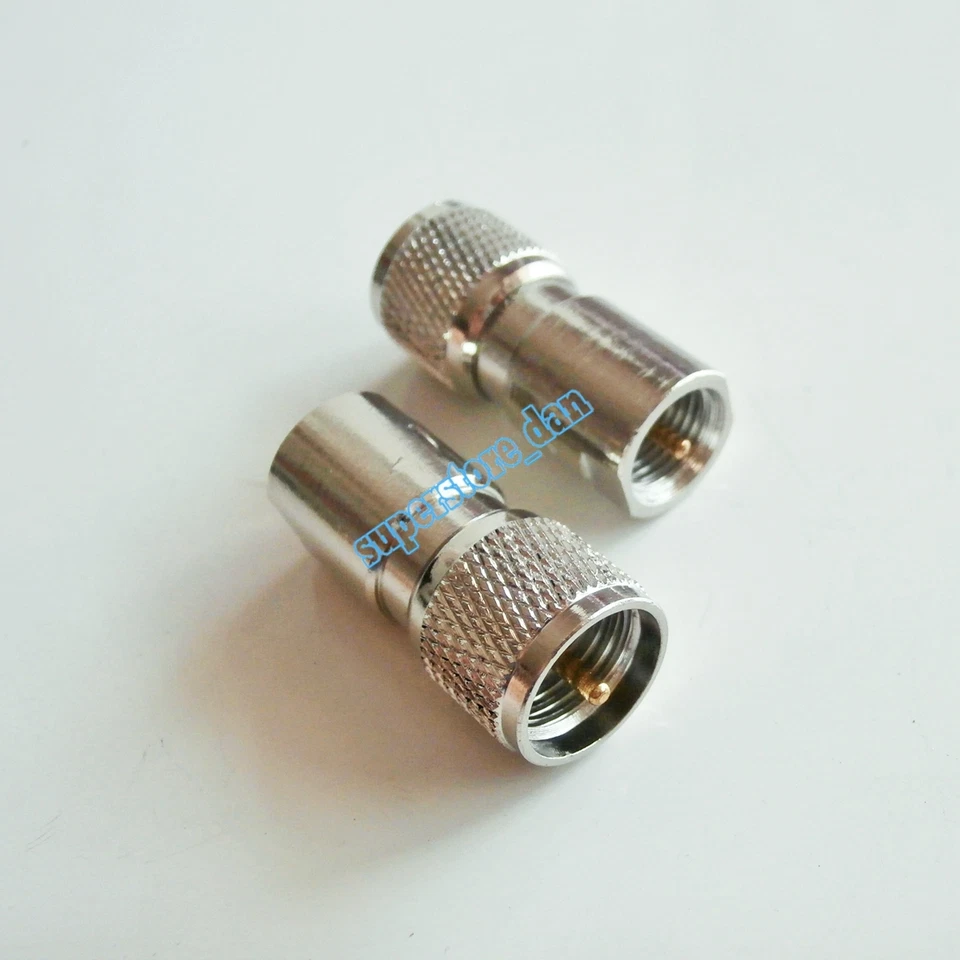 Mini UHF miniUHF Male Plug to FME MALE RF Coax RF Adapter Connector Converter - Image 1 of 1