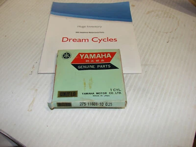Juego de anillos NOS Yamaha 275-11601-10-00 NOS 1ª O/S RT1 RT1M RT1B RT1MX 1970-71 Foto 1 de 2