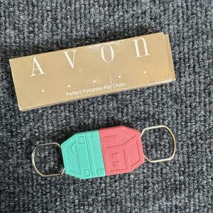 Vintage Avon Haus & Auto Schiebezug Kunststoff Schlüsselanhänger 1989 neu in Box - Bild 1 von 4