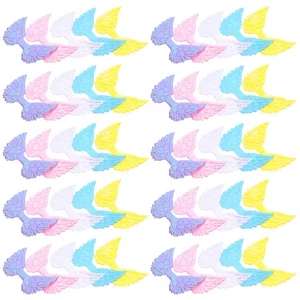 50 Pezzi Fermaglio per Capelli Fai da Te Testa Cerchio Cucito Patch Accessori Styling Bambino - Foto 1 di 12