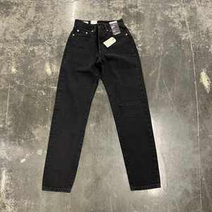 Levi's Premium 501 '81 Jeans, hoher Bund, schwarz, 100 % Baumwolle Damen 24 x 31 Neu mit Etikett - Bild 1 von 8