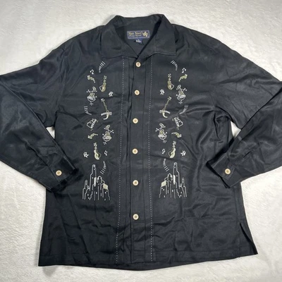 Nat Nast Luxury Originals Ltd Edition #86 "Take Five" Silk Shirt Mens Medium - Image 1 of 4