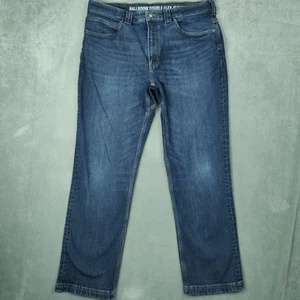 Duluth Trading Co Jeans Mens 36x32 Dark Wash Ballroom Double Flex Relaxed Fit - Picture 1 of 14