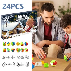 Metal Wire and Plastic Puzzles Christmas Advent Calendar 2021 Christmas suhRr - Picture 1 of 12