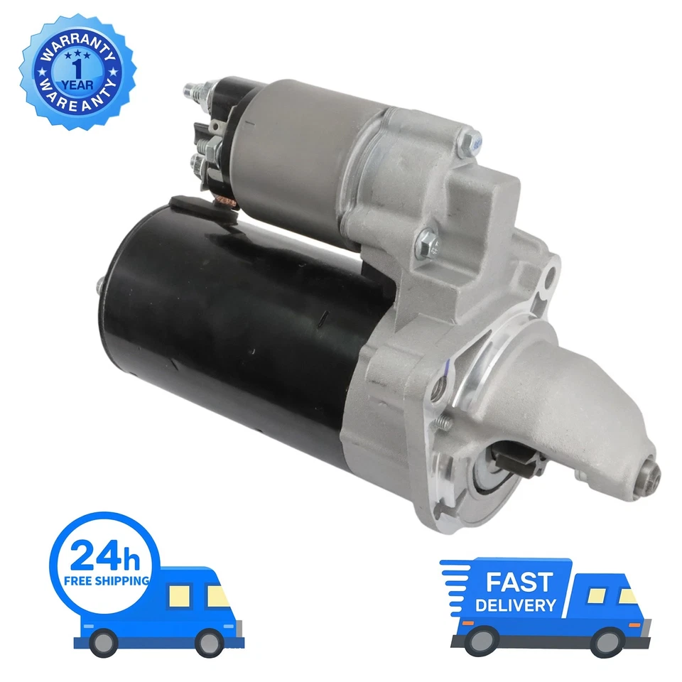 17702 Starter for BMW E34 E36 E39 E46 E85 E90 M3 X3 Z3 Z4 318 320 323 325 328 - Image 1 of 4