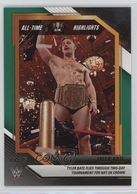 2022 Panini WWE NXT All-Time NXT Highlights Green Tyler Bate #9 - Image 1 of 2