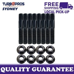 8 Pcs M8x1.25x50mm High Tensile Stud Kit for Manifold & Turbo - Picture 1 of 4