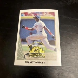 1998 Leaf Curtain Calls Fractal Materials 1990 #157 Frank Thomas 945/3250 SOX - Picture 1 of 2