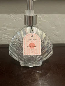 1 Aroma Aria decorative Soap Container, for Liquid Hand 16 fl oz glass - Picture 1 of 6