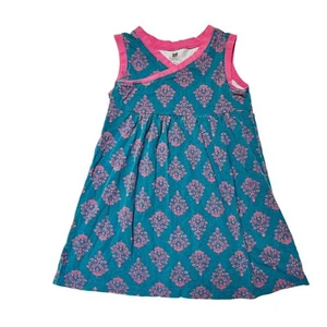 Tea Collection Wrap Neck Dress Size 5 - Picture 1 of 6