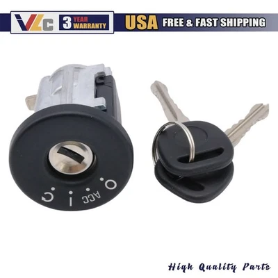 Nuevo cilindro de bloqueo de encendido y 2 llaves para Pontiac Grand Prix 2004-2008 3,8 L 5,3 L V8 Foto 1 de 4