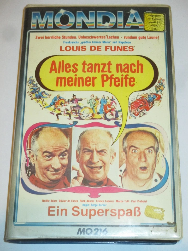 Mondial MO 216 - Alles tanzt nach meiner Pfeife - VHS/Komödie/Louis de Funes - Bild 1 von 2