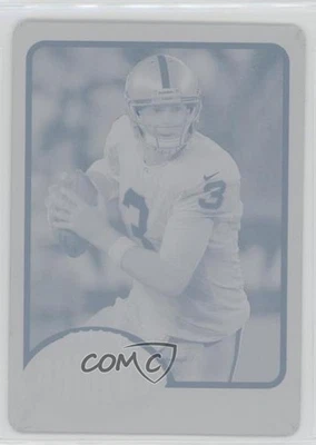 2013 Topps Archives Printing Plate Cyan 1/1 Carson Palmer #17 2s8 - Image 1 of 3