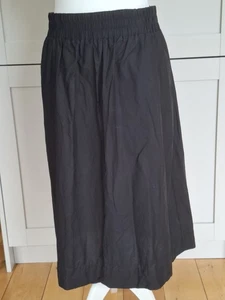 Carolyn Donnelly Edit Black Skirt Size 12 Pockets Elasticated Waist - Picture 1 of 8