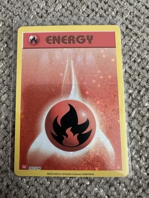 Pokémon TCG Basic Fire Energy Trading Card Game Classic, Holo Card 033/034 - Image 1 of 2