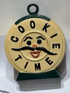 Barattolo Vintage Cookie Time Classics Cookie Boy ~ Jonal Co crema e verde RARO. - Foto 1 di 17