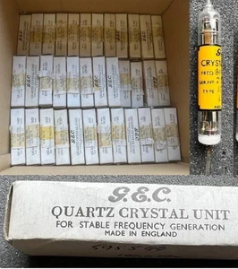 1 PC GEC Quartz Crystal Unit Tube 84.740kHz Type JCF/1055 10XGH - Picture 1 of 1