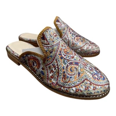 Zapatilla de terciopelo hecha a mano US-10 (EU-40) (suela-cuero duro. forro-piel de cordero) Foto 1 de 4