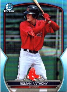 Bowman Draft #BDC-112 2023 Roman Anthony cromo refractor azul cielo - Imagen 1 de 2