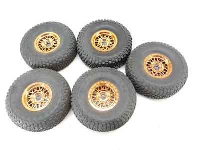 5x Ruedas y neumáticos Losi 8ight-X SUPER LASERNUT 1/6 17mm hexagonal BFGoodrich Baja usados Foto 1 de 4