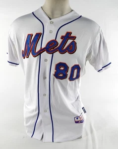 2011 New York Mets Rafael Landestoy #80 Game Issued Pos Used White Jersey 44 2 - Picture 1 of 7