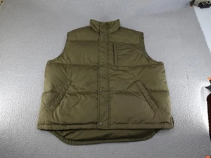 Timberland Puffer Vest Mens XL Green Down Insulated Stratham Issue Outdoors - Picture 1 of 14