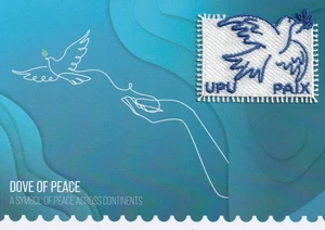 UPU-Weltpostverein 2025 - Stickereimarke - Dove of Peace/Friedenstaube ** - Picture 1 of 5