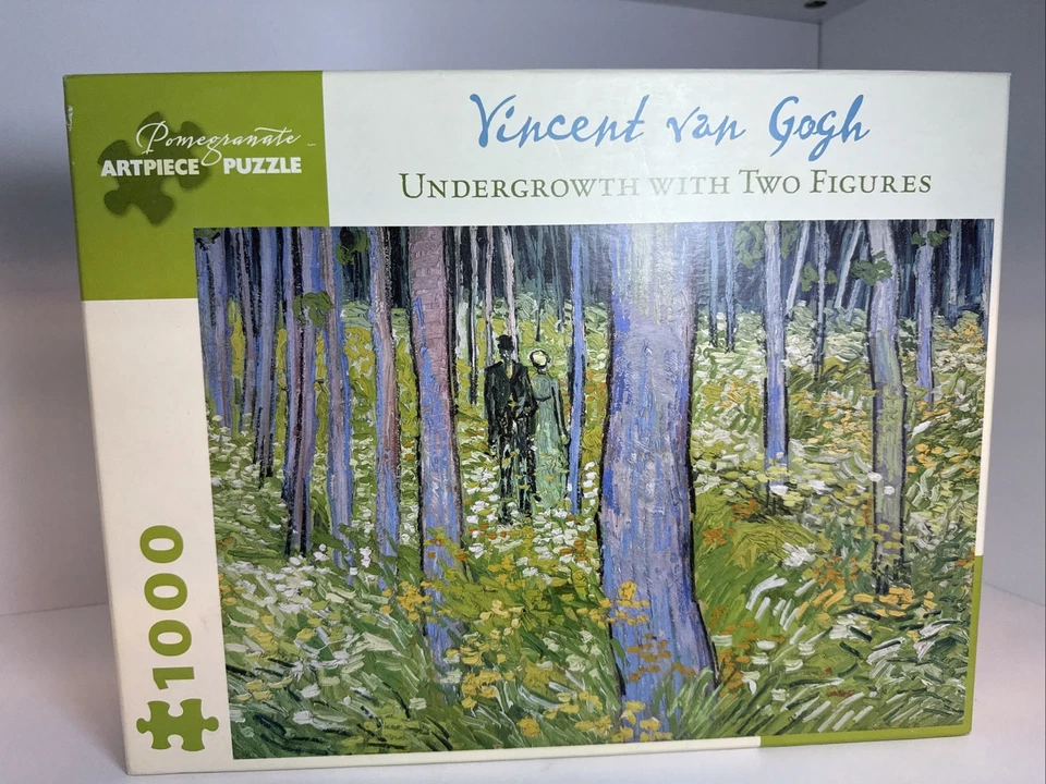 Van Gogh's: Undergrowth with Two Figures 1000 Piece Puzzle - Pomegranate NIB! - Image 1 of 4