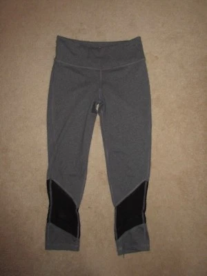 LEGGINGS - So - Yoga Capri - Gray - Black Mesh - Junior's - Sz X-Small XS - Image 1 of 4