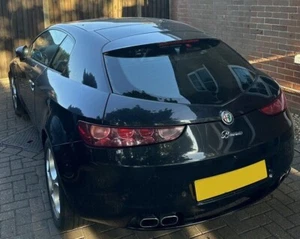 für Alfa Romeo Brera (2007-2010) Glaseffekt De Wischer Glanz Schwarz Straupe Löschen - Bild 1 von 2