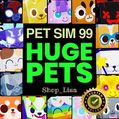 PET SIMULATOR 99 ▪️ Roblox PS99 ▪️ ALL HUGE PETS ▪️DELIVERY NOW! ➕5 MILL GEMS 💎