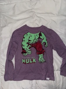 Baby Gap Boys Incredible Hulk Long Sleeved Shirt Size 5 - Picture 1 of 2