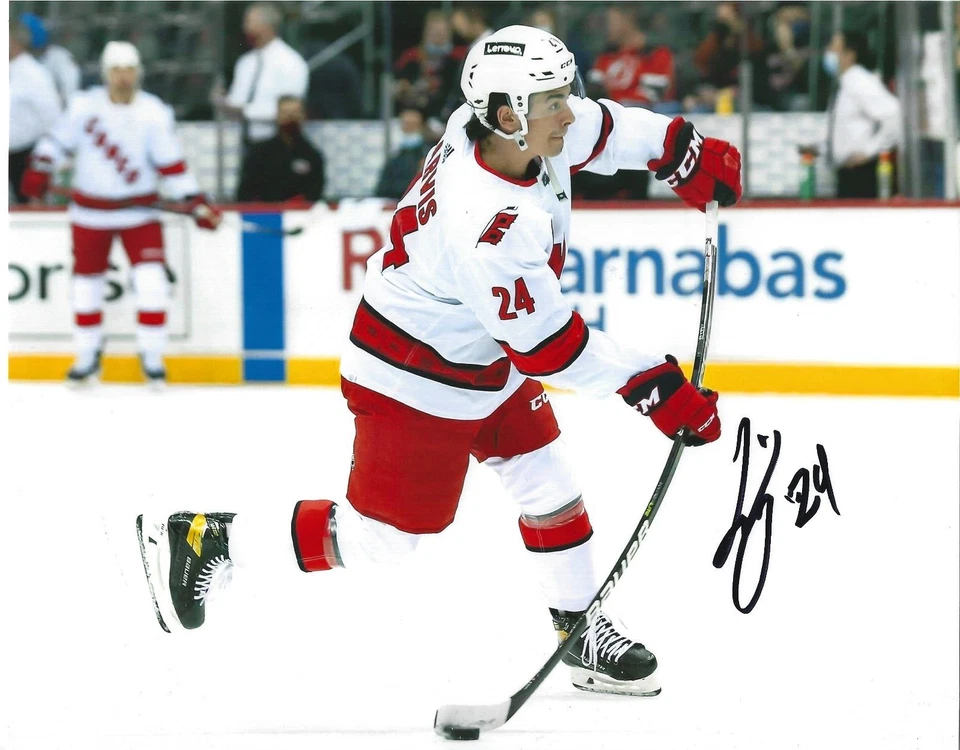 SETH JARVIS Signed 8.5 x 11 Photo Signed REPRINT Hockey CAROLINA HURRICANES - Image 1 of 1