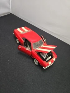 1967 Chevrolet Sunnyside Camaro Red w/White Stripe Whitewalls Diecast 1:24 - Picture 1 of 16