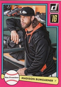 2016 Donruss MADISON BUMGARNER Retail 1982 Pink Border Parallel #23 Giants
