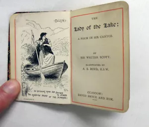 Scott's The Lady of the Lake - The Thistle Library Edition Miniatur ca. 1900 - Bild 1 von 5