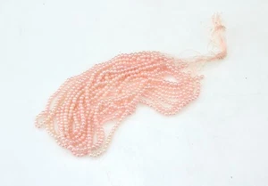 Pink, baby pink, peach,light pink Round Beads Sewing Embroidery Rocaille DIY 2mm - Picture 1 of 1
