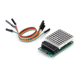 MAX7219 Dot Matrix Module MCU Control LED Display DIY Cable Kit for Arduino - Picture 1 of 7