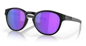 OAKLEY mod.LATCH 9265 55 53 NERO OPACO PRIZM VIOLET - Picture 1 of 1