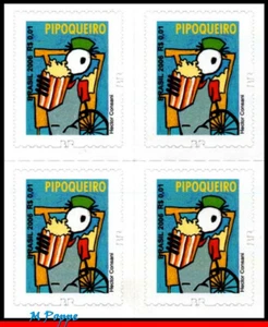 2997A BRAZIL 2011 POPCORN SELLER, OCCUPATION, MODEL 2005 BR, RHM 851, BLOCK MNH - Picture 1 of 2