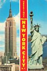 Postcard United States New York City 2 Views
