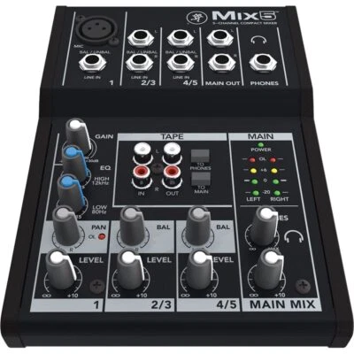 Mackie Mix5 5 Channel Non Powered Compact Mixer - Image 1 of 4