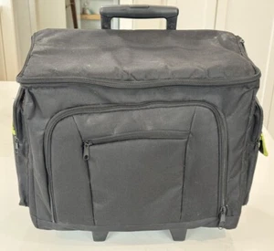 Sewing Machine Carrying Case Travel Trolley on Wheels, VGC - Picture 1 of 15