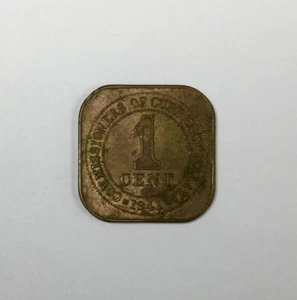 Mazuma *MC890 Malaya King George VI 1941i 1 Cent KeyDate GEF - Picture 1 of 3