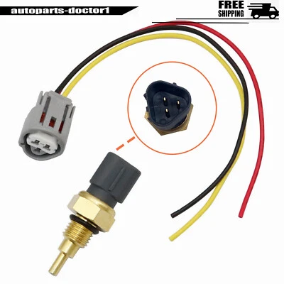 Coolant Temperature Sensor and Connector Fit 2001-2005 Toyota Yaris 894221601 US - Image 1 of 4