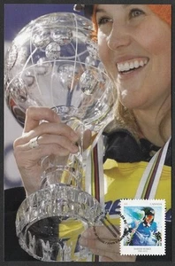 CANADA #2707.2 - SARAH BURKE, CANADIAN SKIING CHAMPION - MAXICARD - Picture 1 of 1