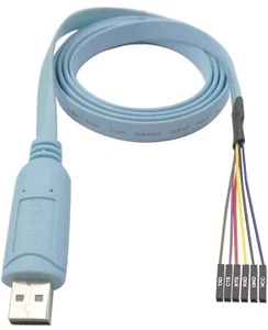 Cable serie DSD TECH SH-U09BL USB a TTL con chip CP2102N 1,2 M/4 PIES - Imagen 1 de 5