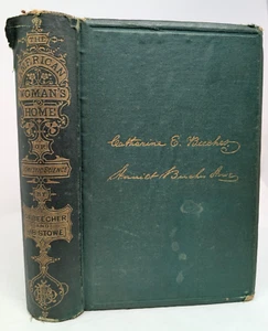 American Woman's Home, Catharine & Harriet Beecher Stowe, 1st Edition 1869, HC - Picture 1 of 23